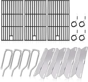 Adviace Grillteile Für Jenn-Air 720-0061 – Heizplatten & Brenner Set 3er