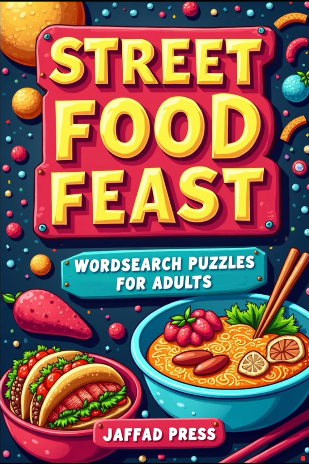 Street Food Feast Wordsearch Puzzles: Worldwide Snacks, Spices & Culinary Fun