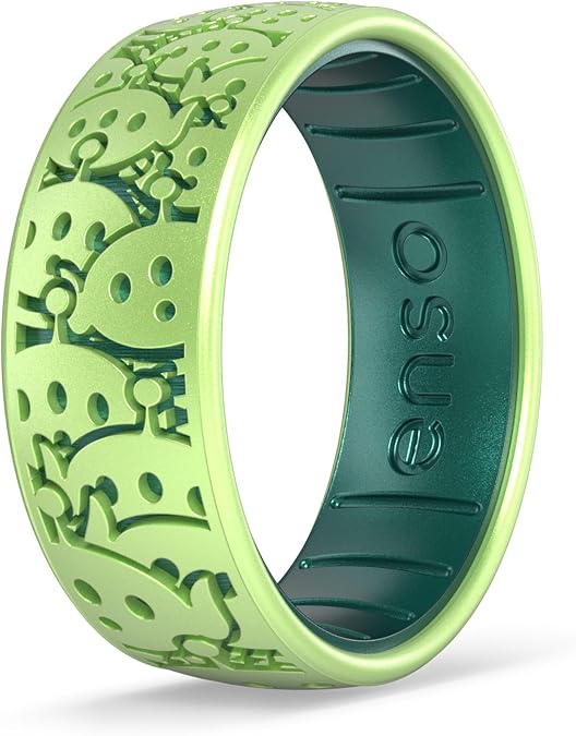 Enso Rings Disney Pixar Collection - Classic Etched Silicone Rings - Comfortable And Flexible Design