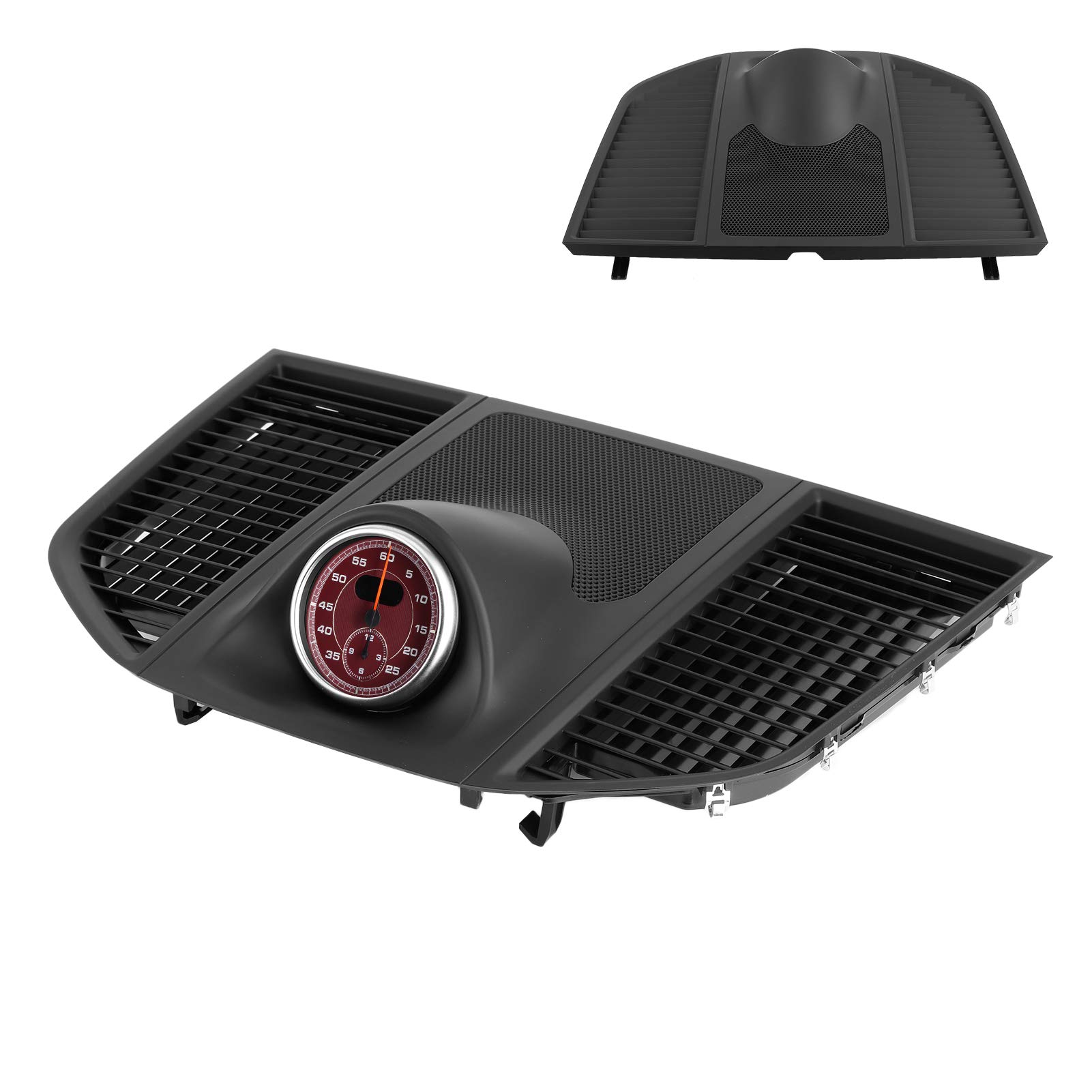 Copertura Superiore del Cruscotto con Cronometro Rosso per 2014-2020 Accessorio di Lusso in ABS Resistente Installazione Rapida senza Danni