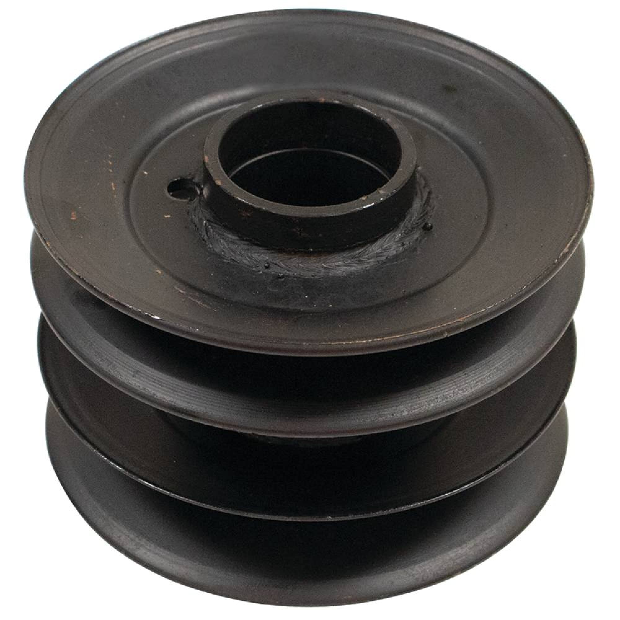 Poulie double axe noir Stens 275-040 pour courroie de tracteur tondeuse