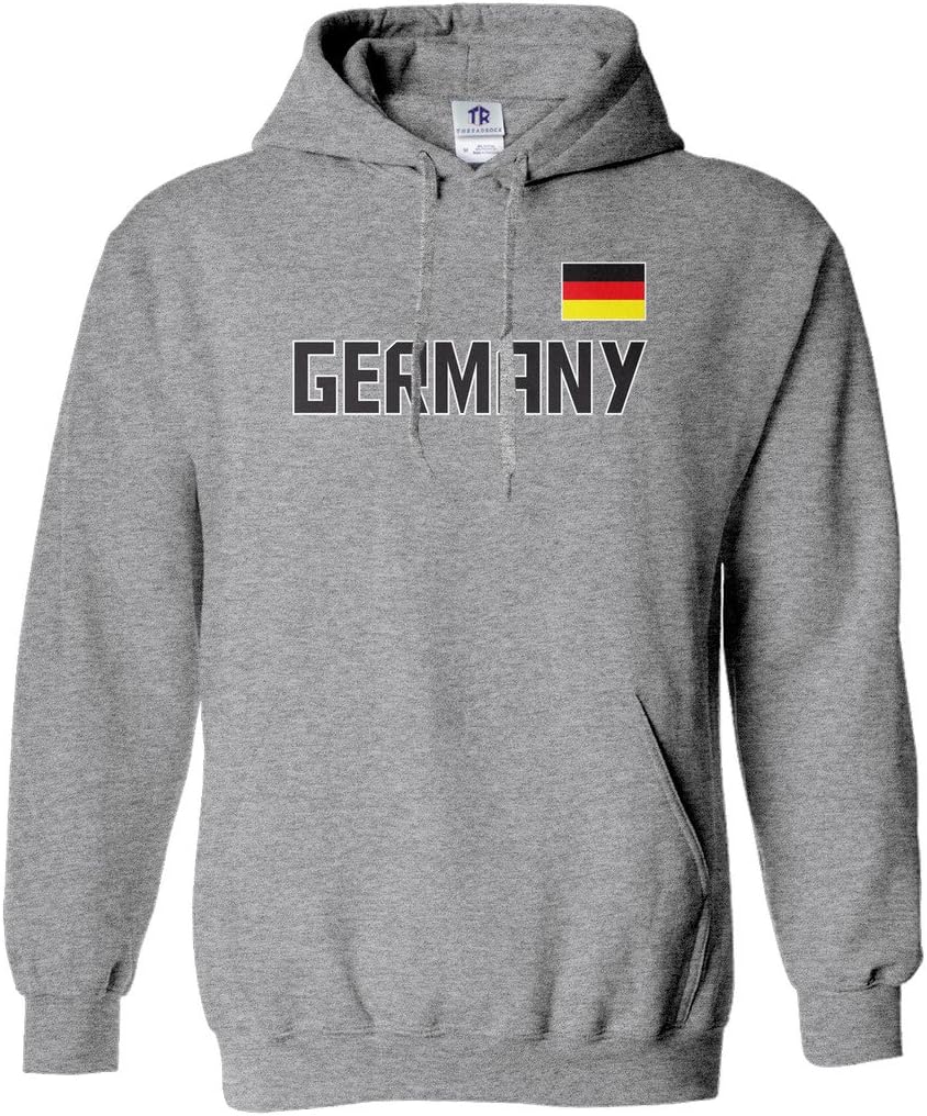 Threadrock Women's Germany National Pride Hoodie Sweatshirt