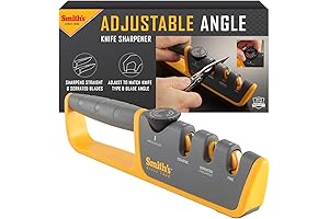 Smith's Adjustable Angle 2-Stage Knife Sharpener: Your Pocket Knife's Sharpening Savior