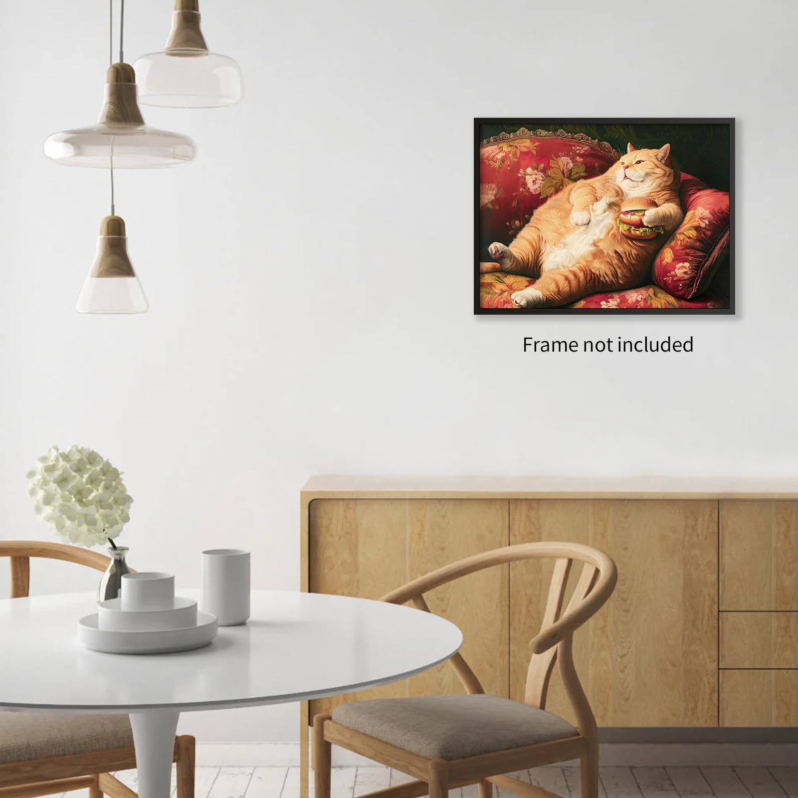 Amazon.com: OMANI Victorian Renaissance Canvas Poster Funny Fat