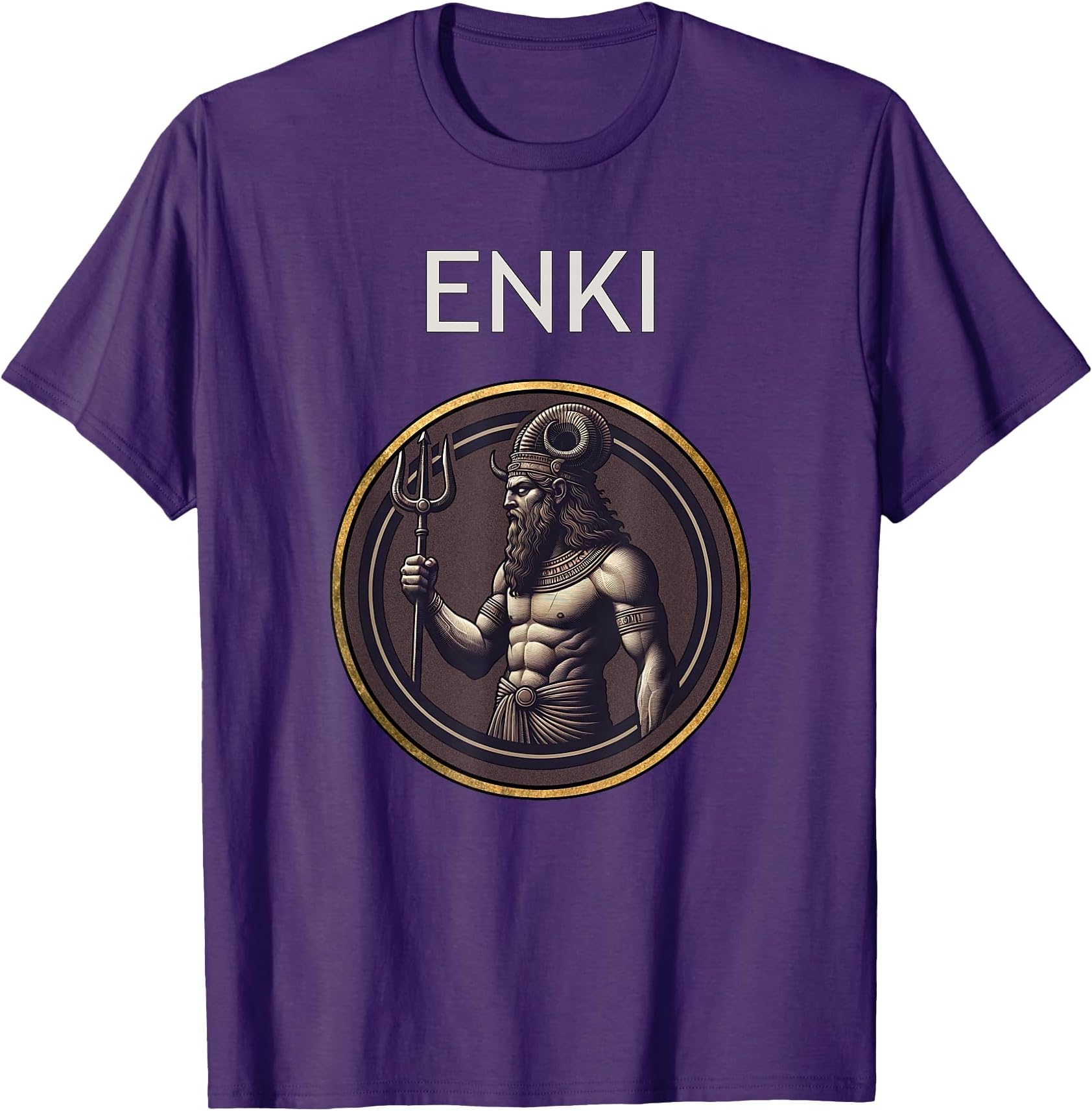 Enki, Sumerian God of Wisdom, Water and T-Shirt