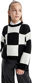 DeFacto girls Regular Fit Crew Neck Long Sleeve B3483A8 Pullover