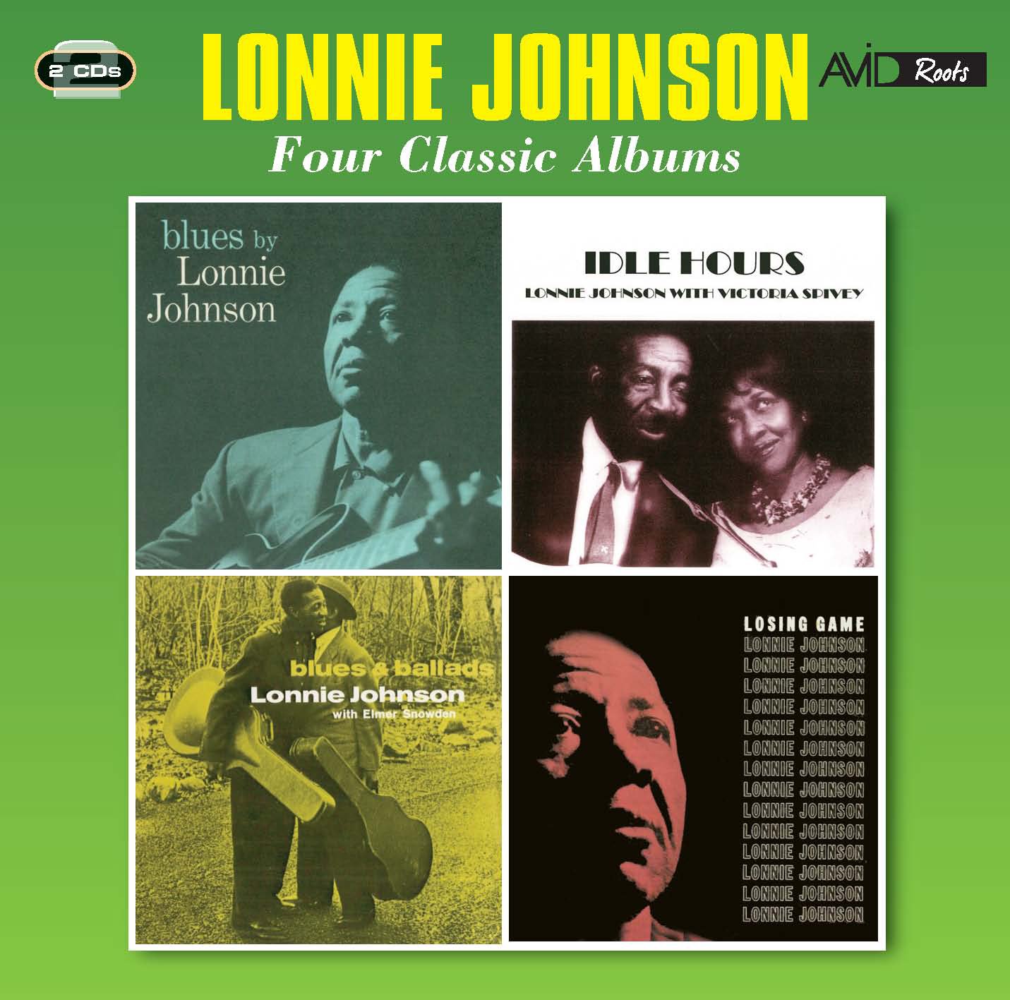 Four Classic Albums by Lonnie Johnson (CD, 2016)