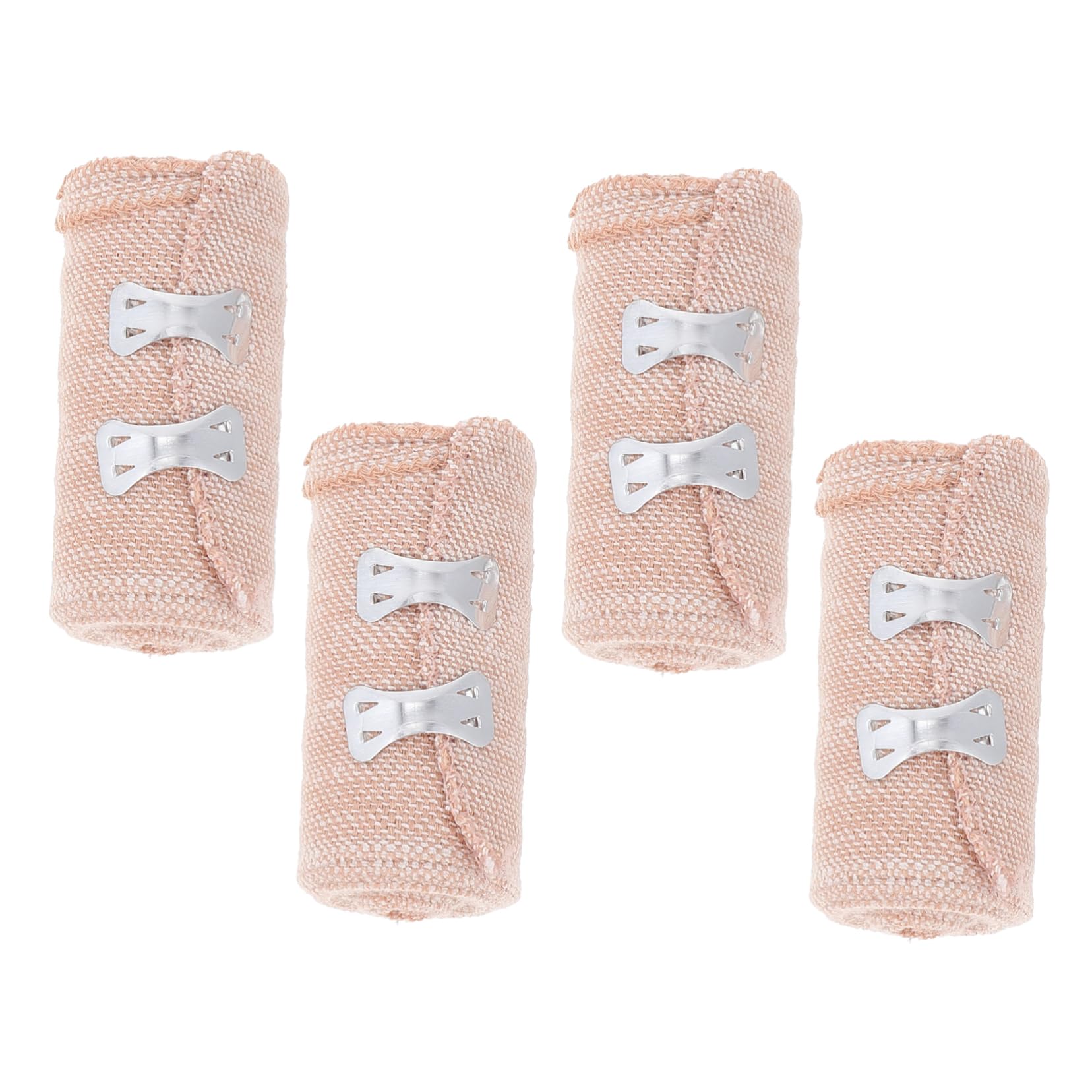 KOMBIUDA 4 Rolls Plain Spandex Finger Self Athletic Tape Soccer Tape Self Sports Gauze Tape