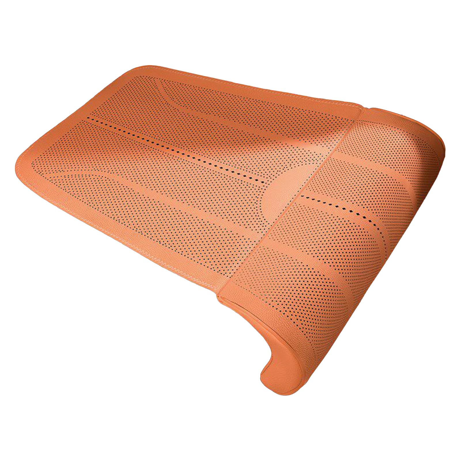 Fazvncv Premium Leather Extender with Memory Foam Leg Rest for Long Distance Travel and Fatigue Relief Leg Cushion for Car Driving