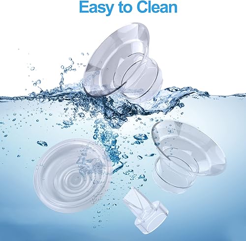 Miniatura 6 de Juome 6 piezas de insertos de brida de 0.512 in compatibles con el extractor de leche portátil Momcozy S12 ProS9 ProS12S9, para