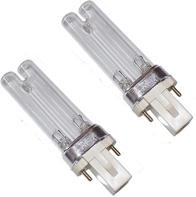 UVBrite® 2 x 5W PLS Ultraviolet UV Bulb for Pond Filter UVC Water Clarifier - Multi Variation