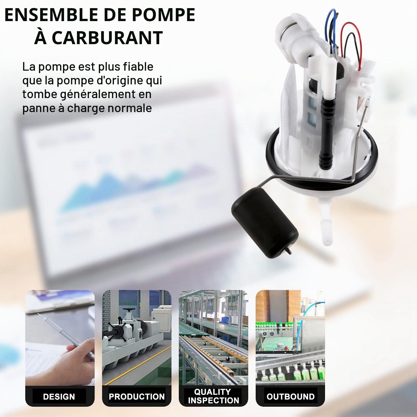 Pompe à Essence de RéServoir de Moto Assy Pompe de Transfert de Carburant pour YBR125 YBR 125 Accessoires 3D9-13907-10-00