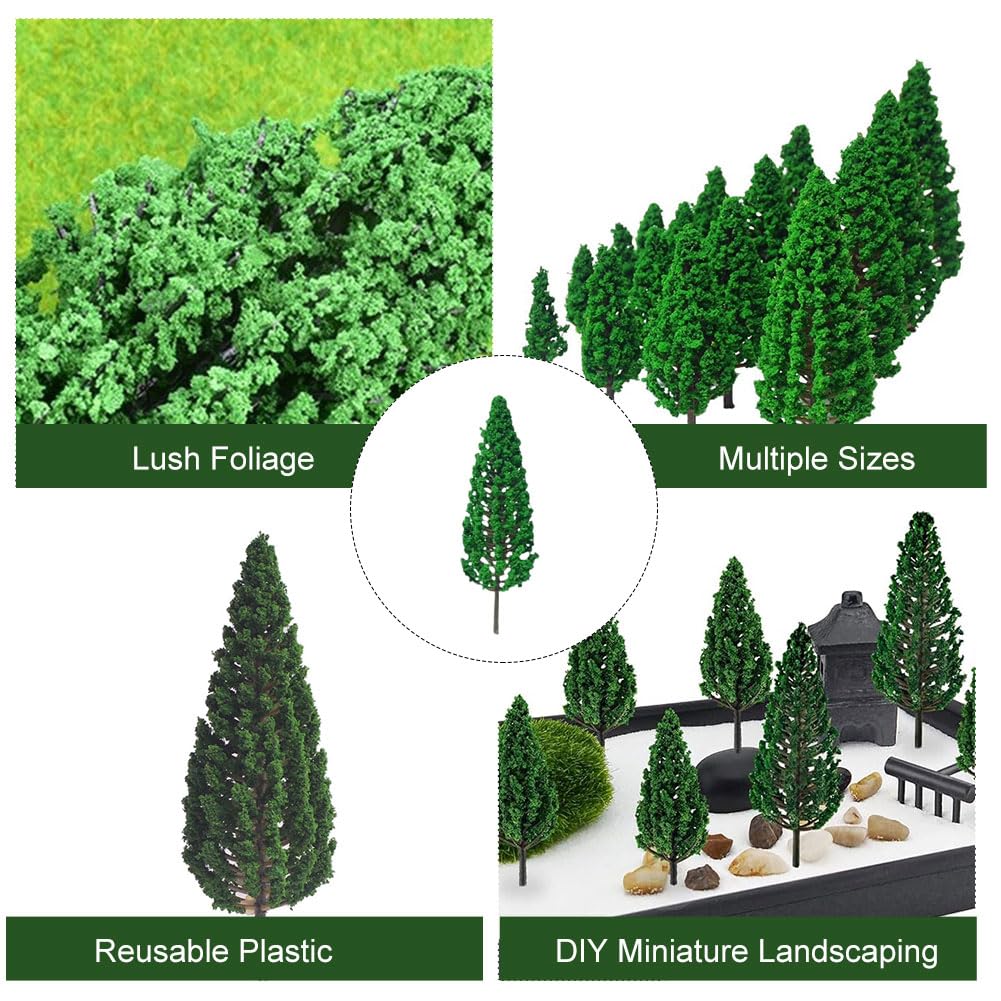 Helweet Model Trees, Diorama Tree, Miniature Landscape Trees, Model Train Scenery, Miniature Tree Model - Image 4