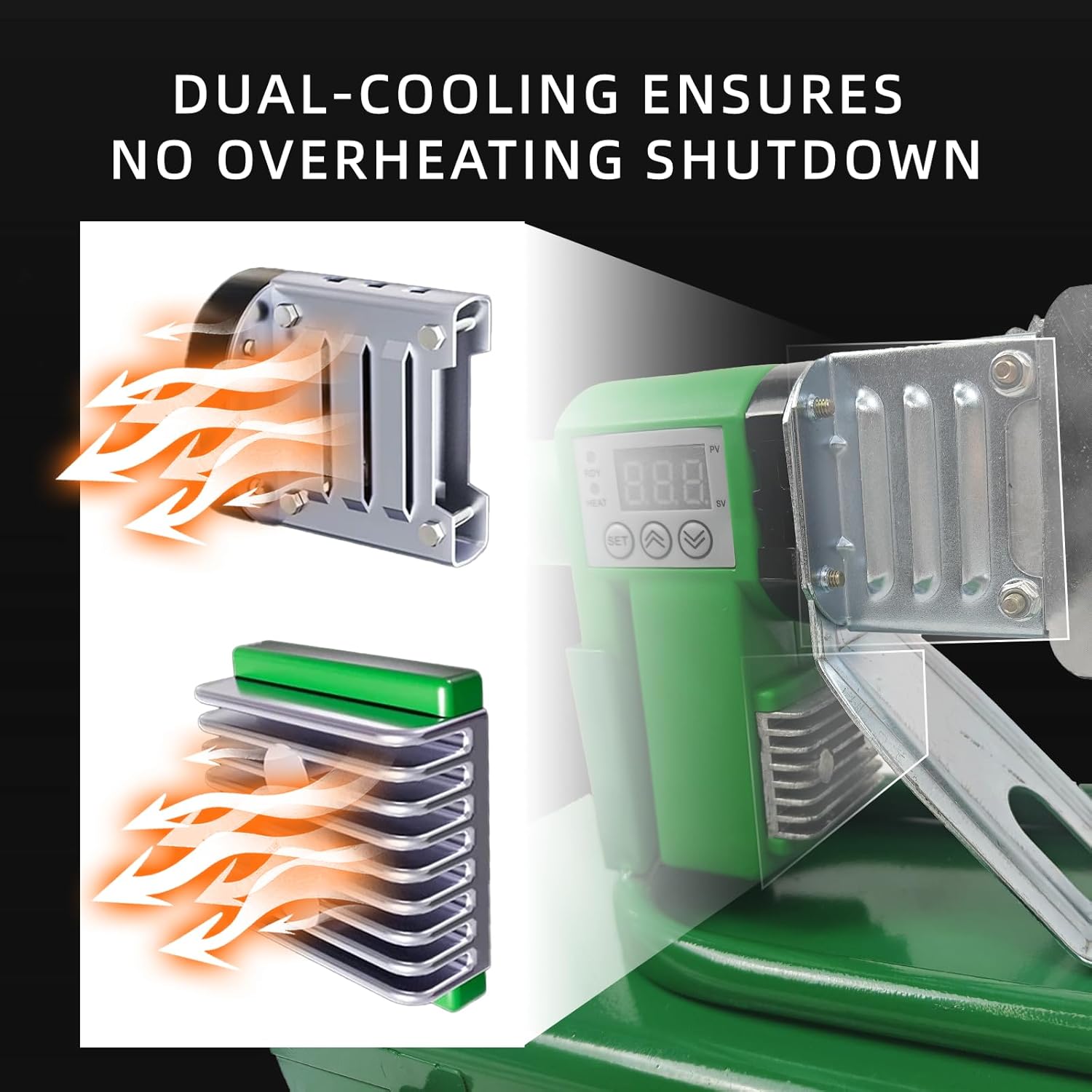 Dual-Cooling System for Pipe Welder