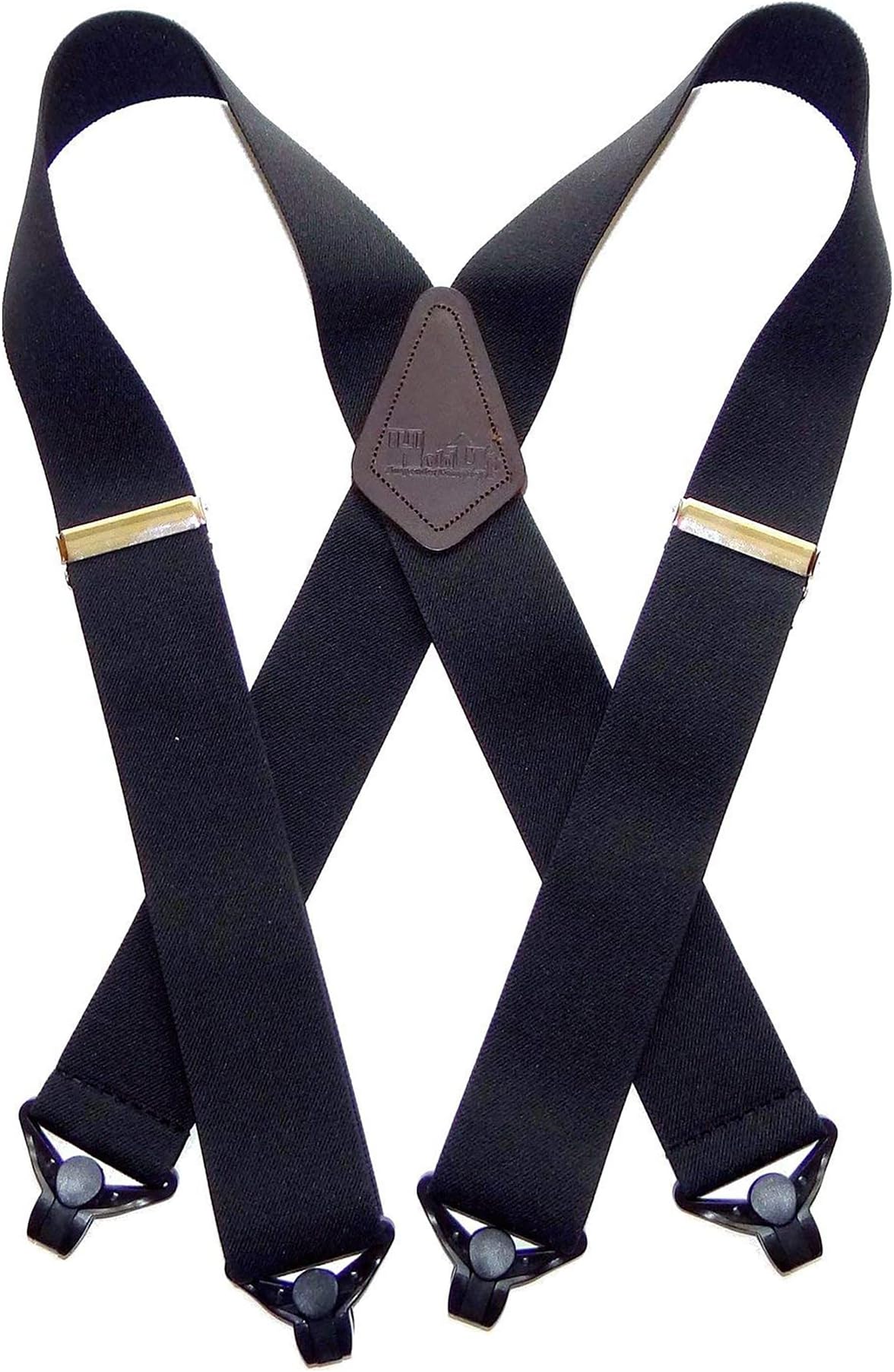 X-back Heavy Duty 2" Wide Graphite Black with Patented jumbo Gripper Clasps