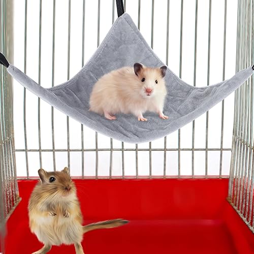 Miniatura 5 de Hamaca para animales pequeños, cama colgante, jaula para siesta para mascotas, accesorios para loro, azúcar, planeador, hámster, hurón, ardilla,