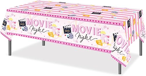 Miniatura 485 de CC HOME 1 pieza de mantel de plástico para fiesta de los 90 de 54 x 87 pulgadas de largo, mantel vintage retro de los 90 de hip hop, tema de 1990