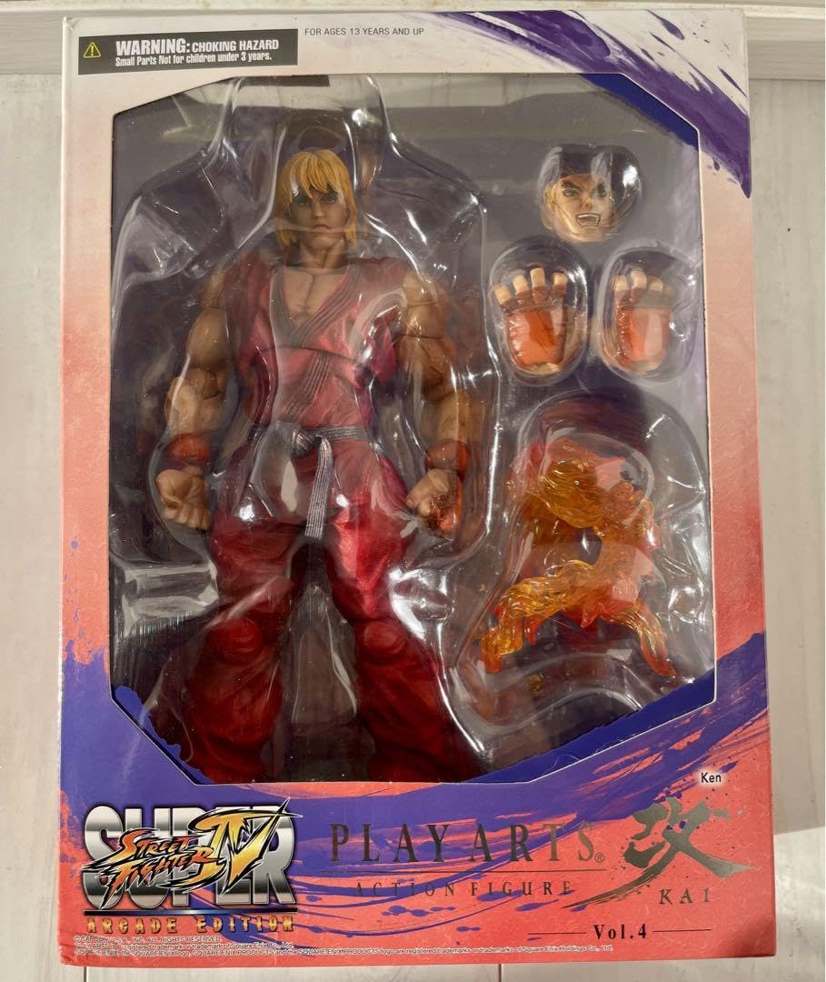 PLAY ARTS改 Vol.4 ケン スーパーストリートファイターIV CHUN-LI おもちゃ・趣味 SUPER STREET FIGHTER IV ARCADE EDITION PLAY