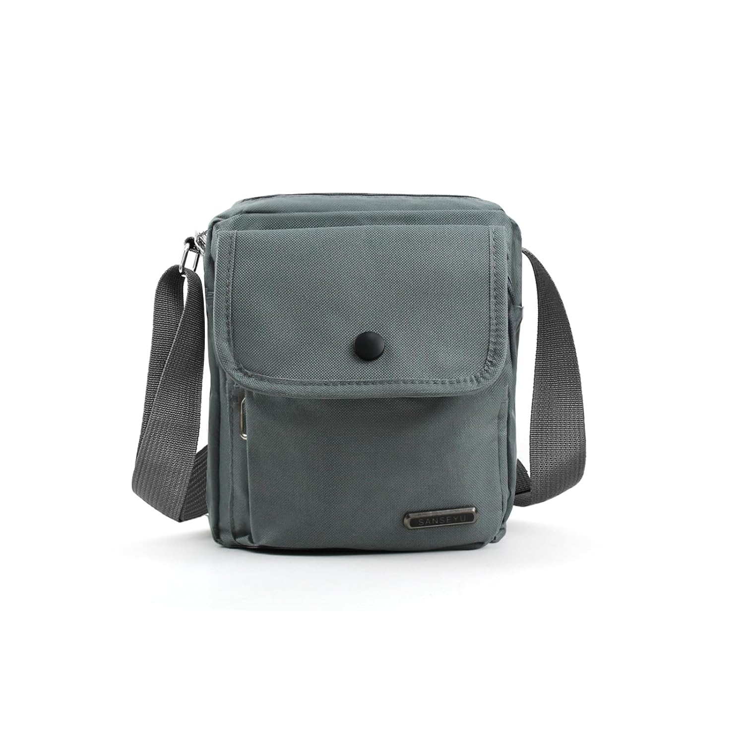 AfitLulu Mens Messenger Bag 3 Zippered Crossbody Bag for Men with Adjustable Shoulder Strap Shoulder Bags with Inner