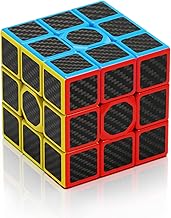 ROXENDA Speed Cube 3x3 Speed Cube Carbon Fiber 3x3 Magic Cube Faster Than Original (Carbon Fiber)