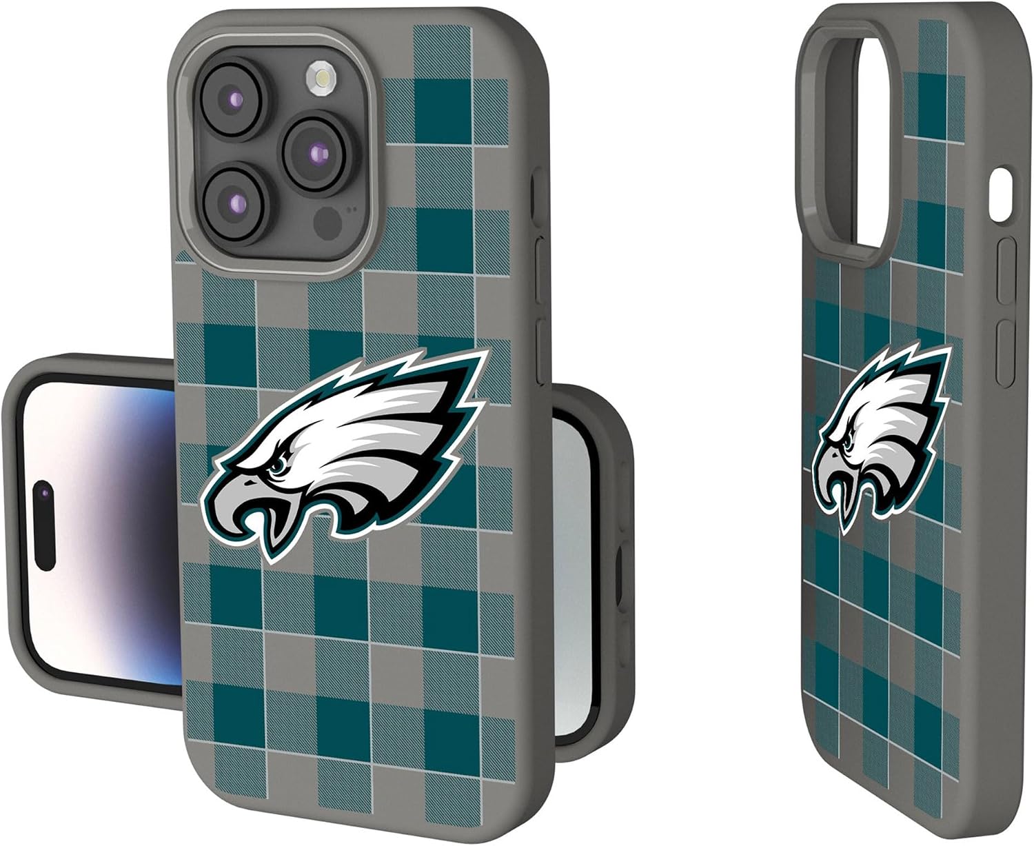 Keyscaper Seattle Seahawks Plaid Soft Touch Case for iPhone