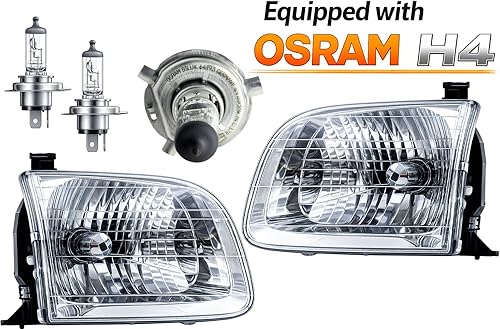 Vista 5 de Auto Parts Avenue APA - Repuesto para faros delanteros y luces de señal de esquina 2000-2004 Tundra (solo cabina doble) 2001-2004 Sequoia TO2503144