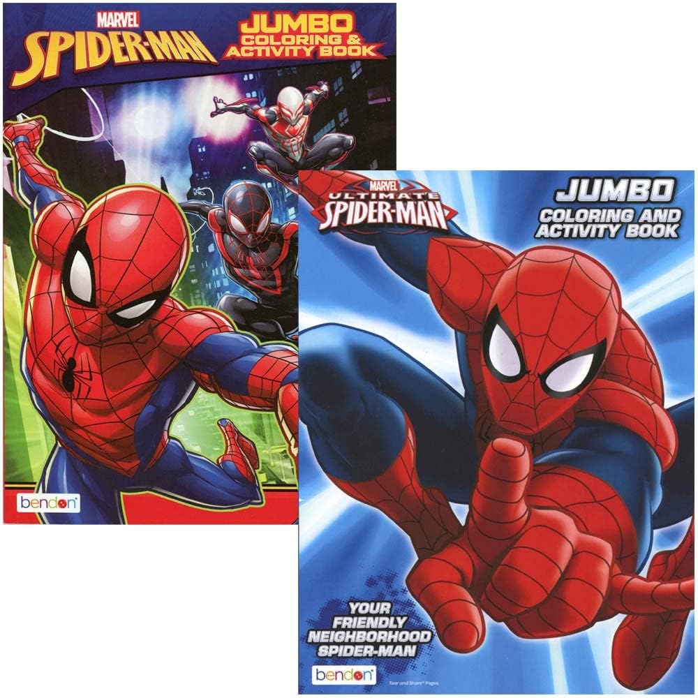 Spiderman Coloring Activity Book Bundle Books