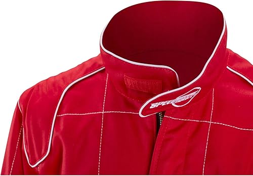 Miniatura 7 de Traje de carreras negro de 2 capas, una pieza, clasificación SFI-5, talla XXL