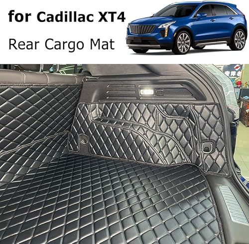 Miniatura 3 de Tapete para maletero y respaldo trasero para Cadillac XT4 2019-2025, forro de carga antideslizante para todo tipo de clima