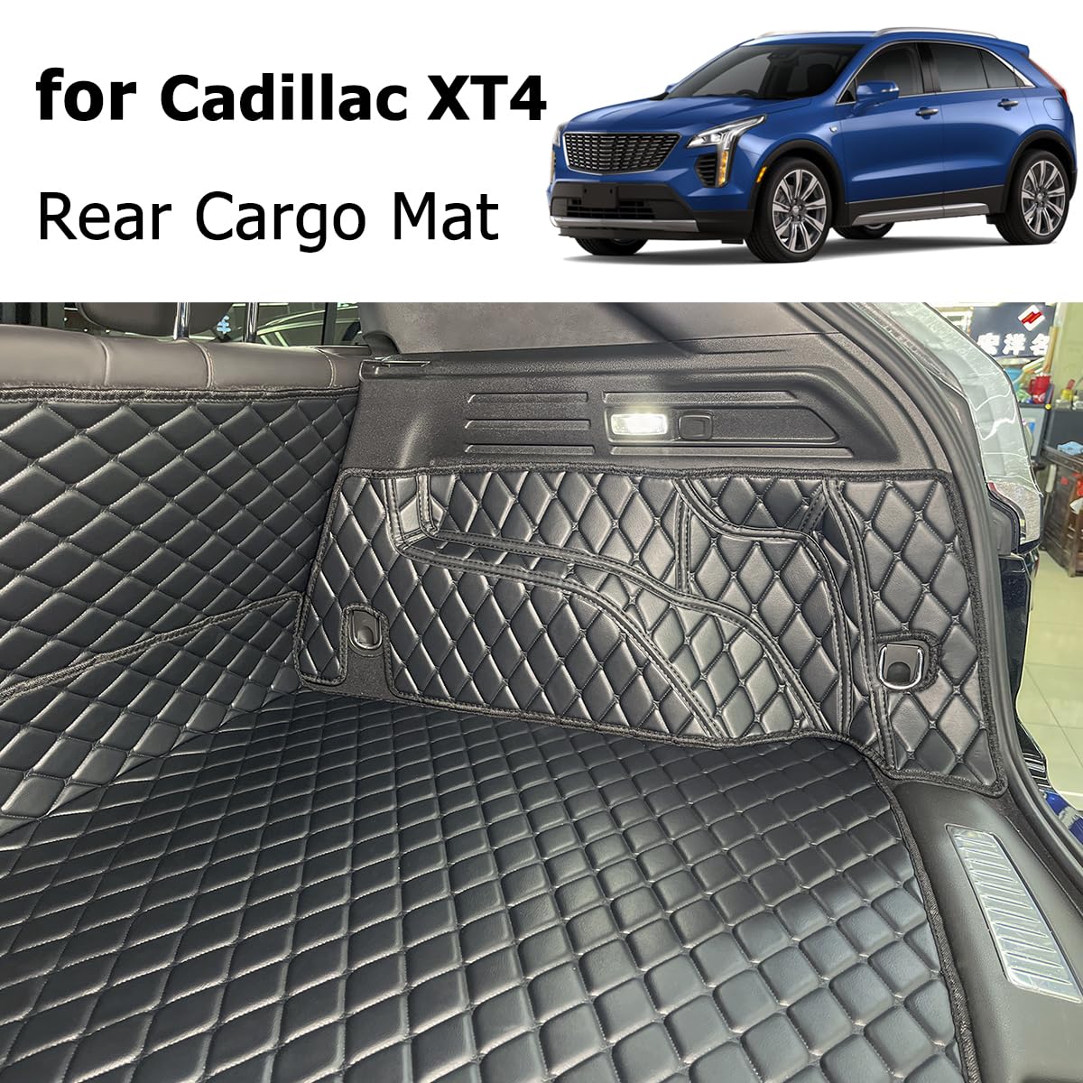 Amazon.com: 7DEEKEI for 2019-2025 Cadillac XT4 Trunk Mat and Rear