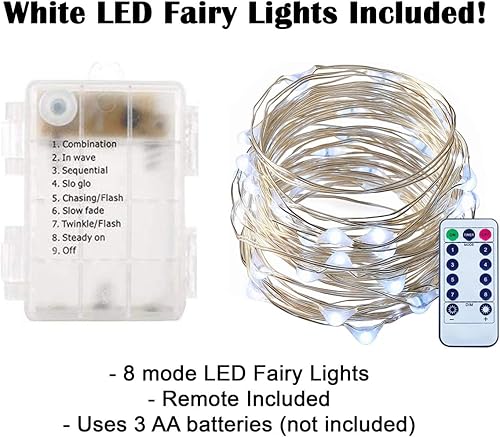 Miniatura 4 de Vela Lanterns Portavelas decorativo, con guirnalda de luces incluida, oro blanco, cristal transparente, grande, juego de 2