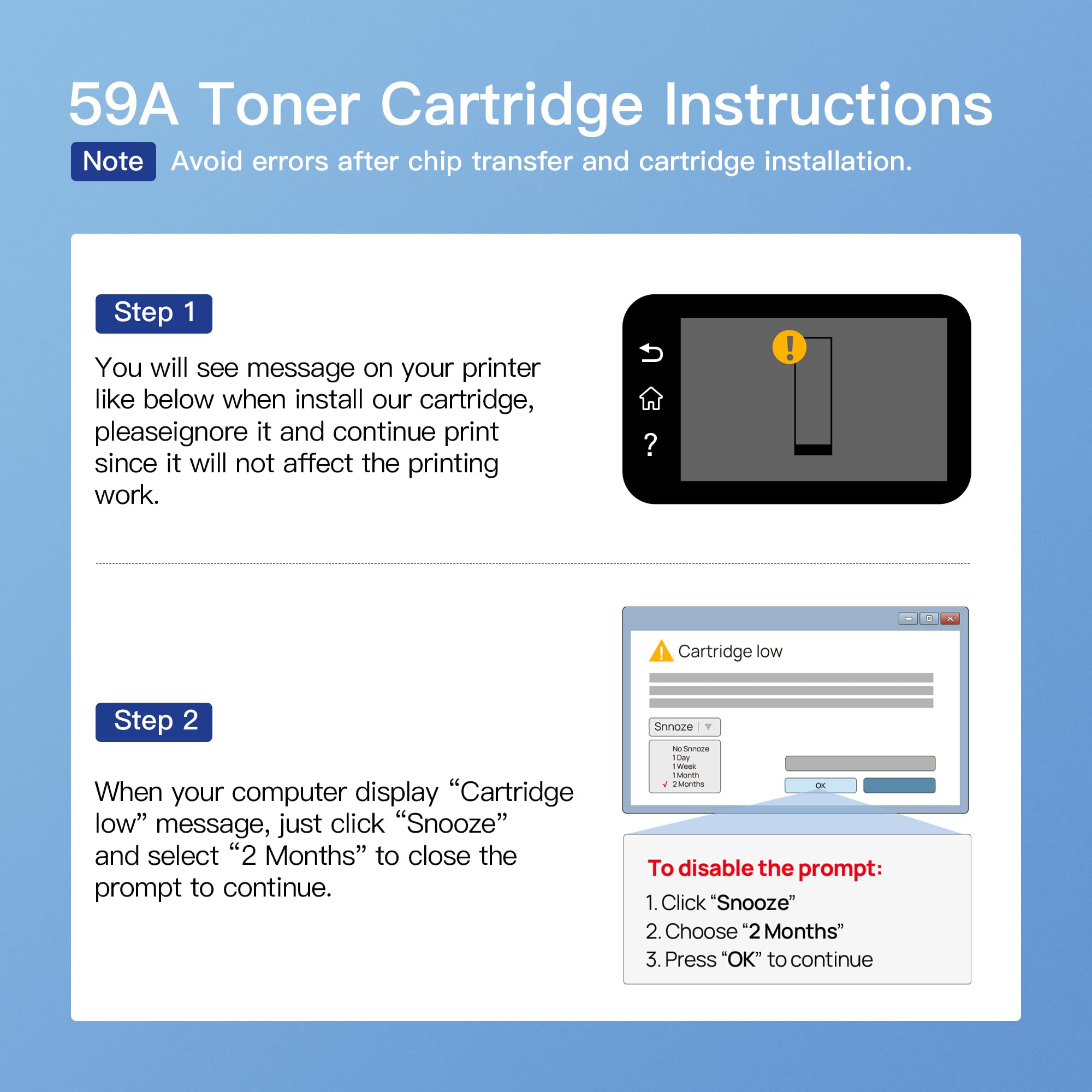 GPC Image 59A Con Chip Cartucce di Toner Compatibili per HP 59A CF259A 59X per LaserJet Pro MFP M428 M428fdw M428dw M428fdn M428m (Nero, 1-Pack)
