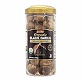 USDA Organic Black Garlic 20 oz (Pack of 1), Whole Bulbs, Easy Peel, All Natural, Chemical Free, Kosher Friendly Ready to Eat Healthy Snack