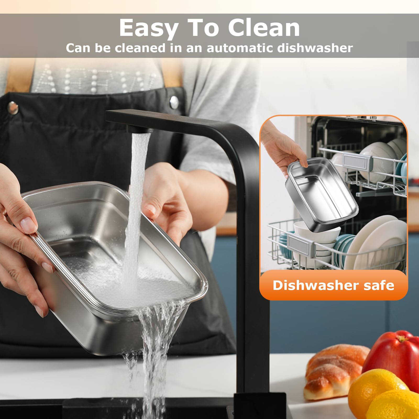 Lonchera eléctrica para hombre, lonchera térmica inalámbrica de 1.2 L, calentador de alimentos portátil recargable de 24000 mAh con control automático de temperatura, calefacción de 5 lados, a prueba