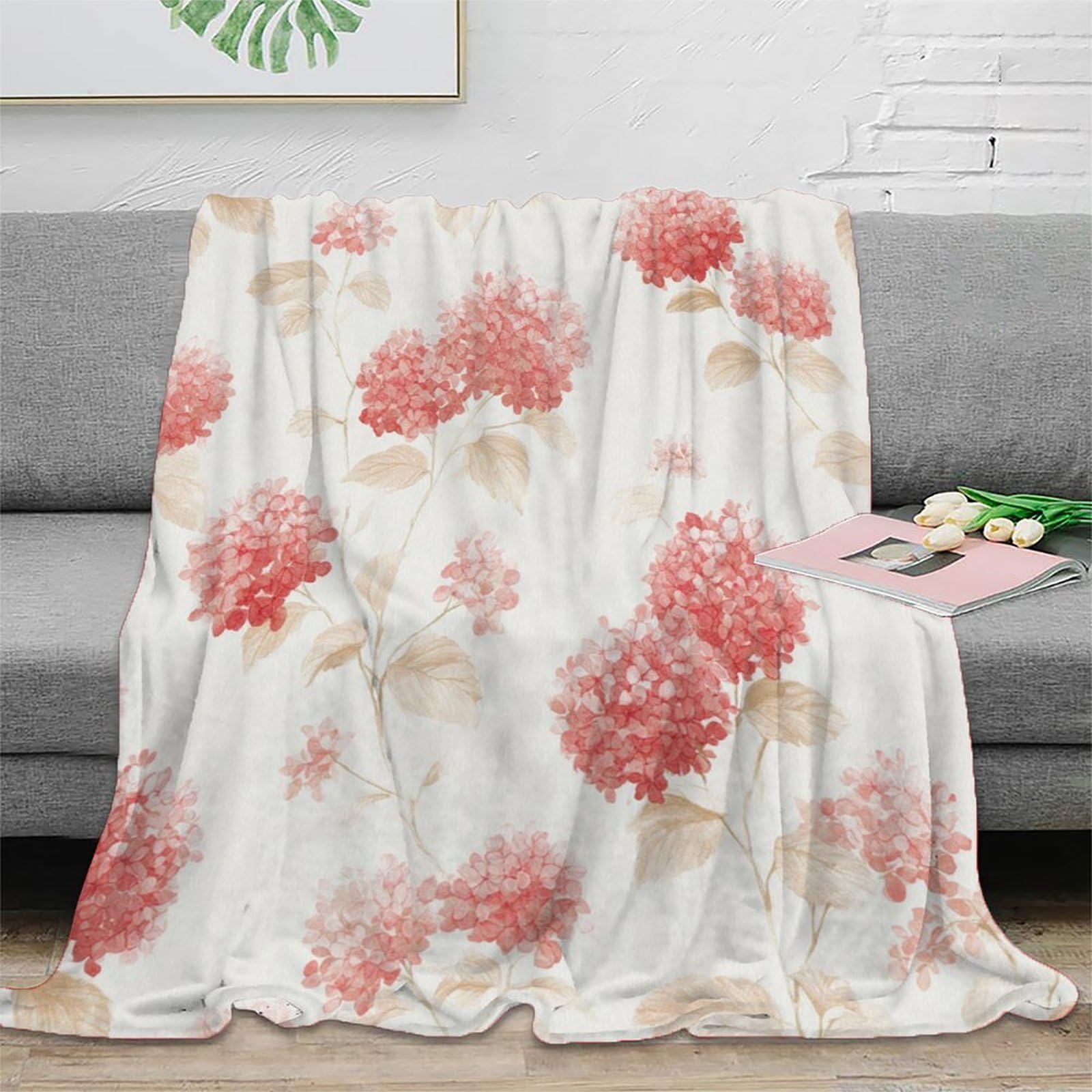 Couverture moelleuse jardin vintage pour sublimer vos soirées canapé
