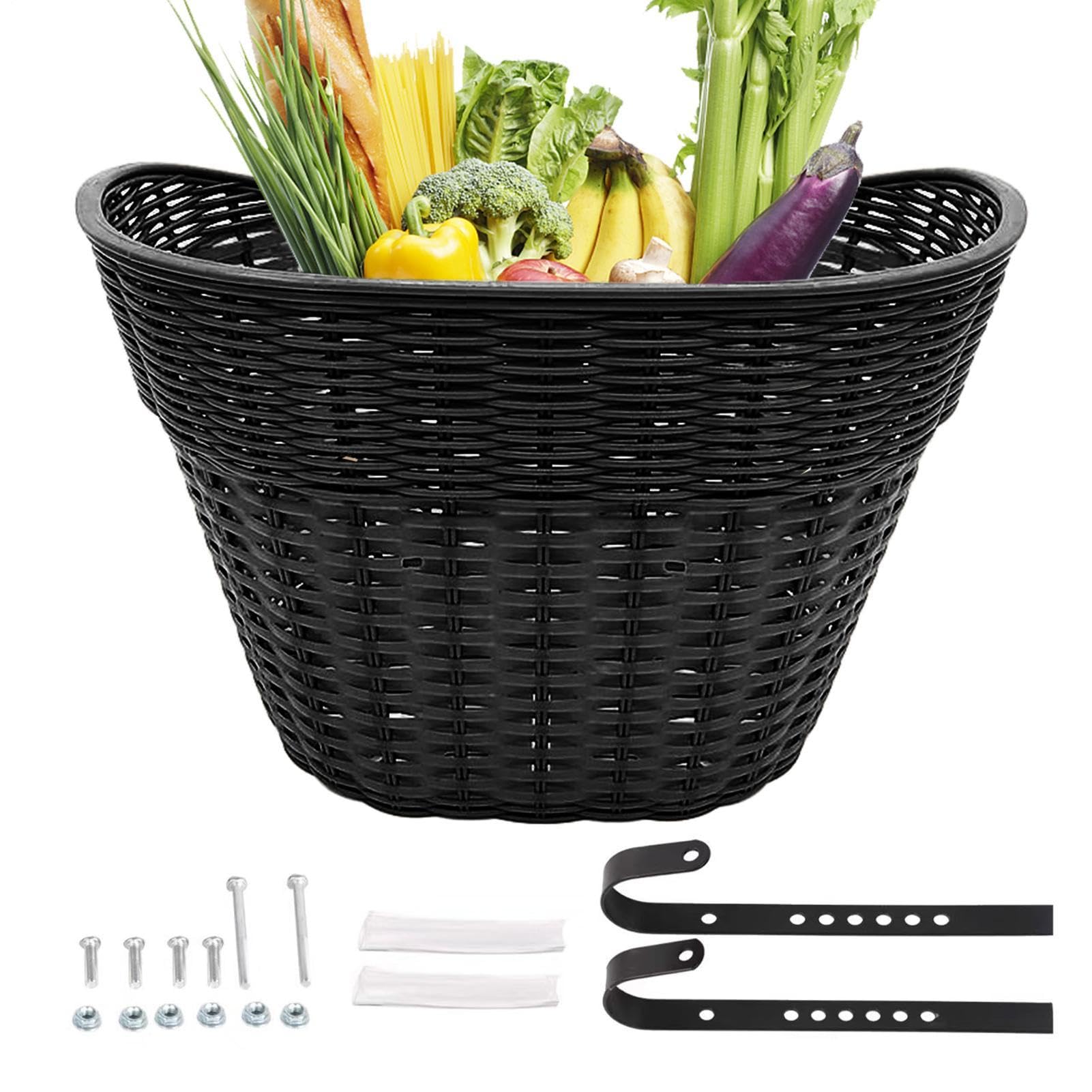 Detachable Bicycle Front Basket, Waterproof Storage Cycling Carrier