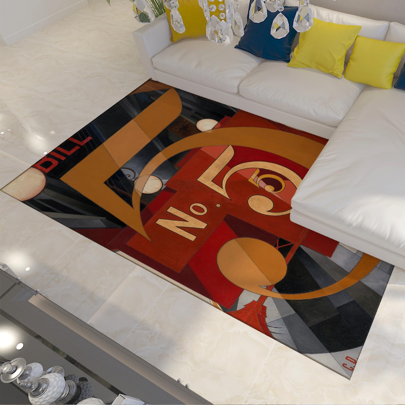 Tapis Charles Demuth anti-skid avec envers antidérapant sécurisé pour enfants