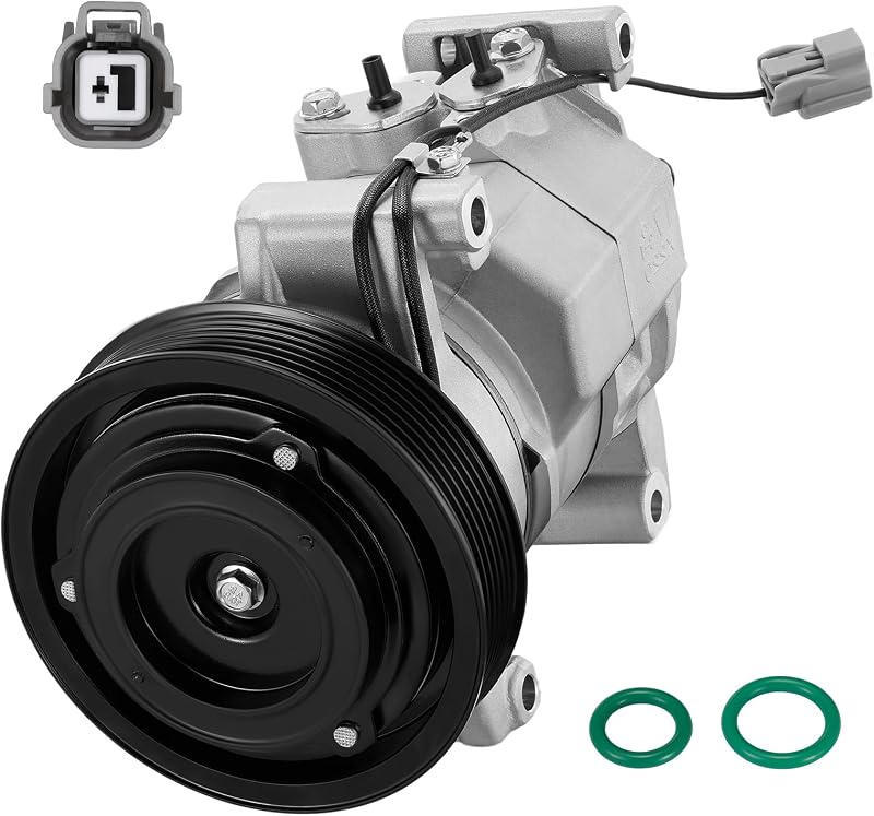 Compressor de ar-condicionado BDFHYK 78389 com embreagem para Honda Accord 2.4L 2003–2007 – 1 unidade