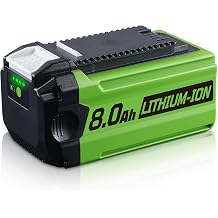 VANON 8.0Ah Battery Replacement for Greenworks 40V Battery 29462 29472