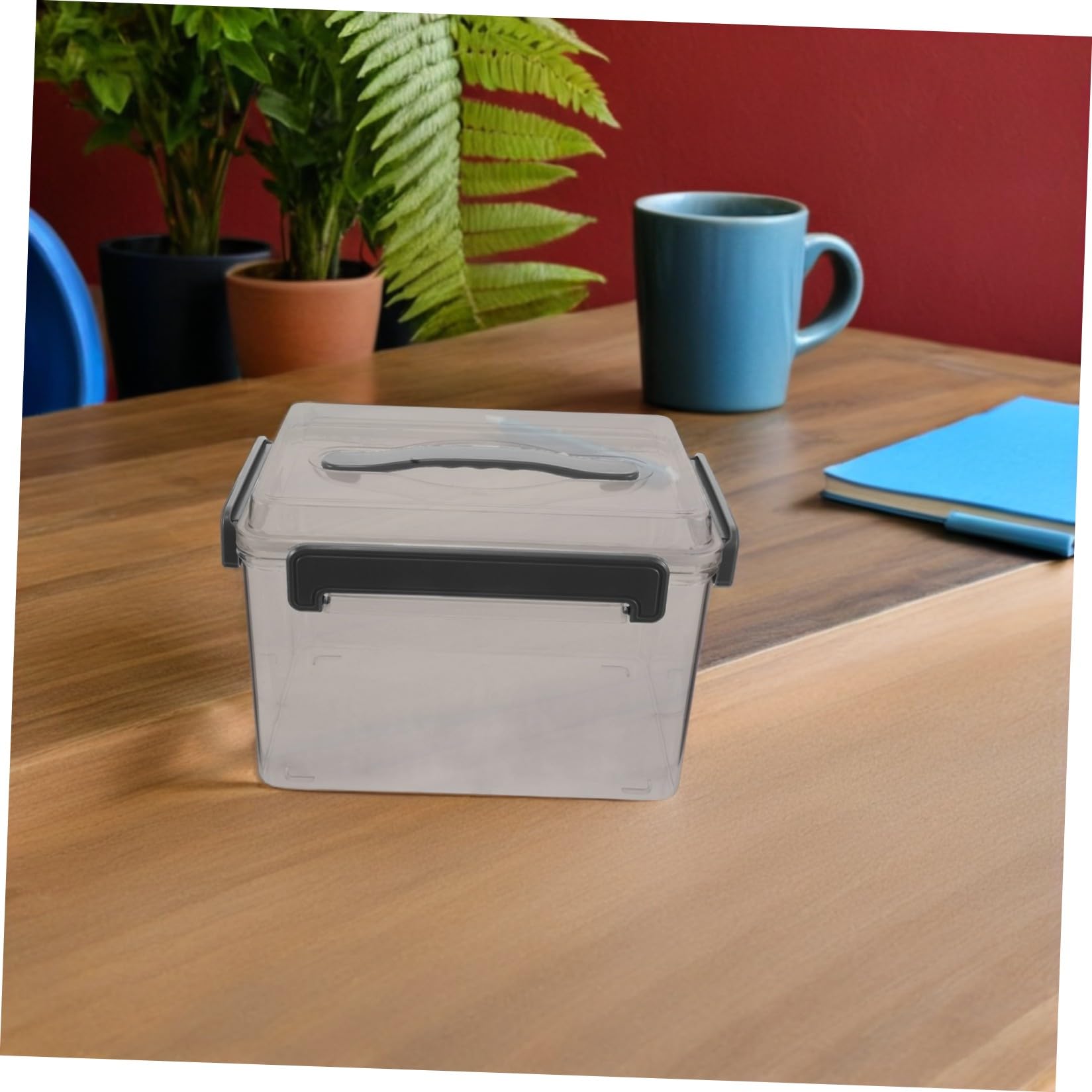 TOYANDONA Kameraobjektivgehäuse aus Acryl Transparent Tragbar und Stoßfest Aufbewahrungsbox für Digitalkamerazubehör und Objektivfilter für Fotografen im Outdoor und Bergtouren Einsatz