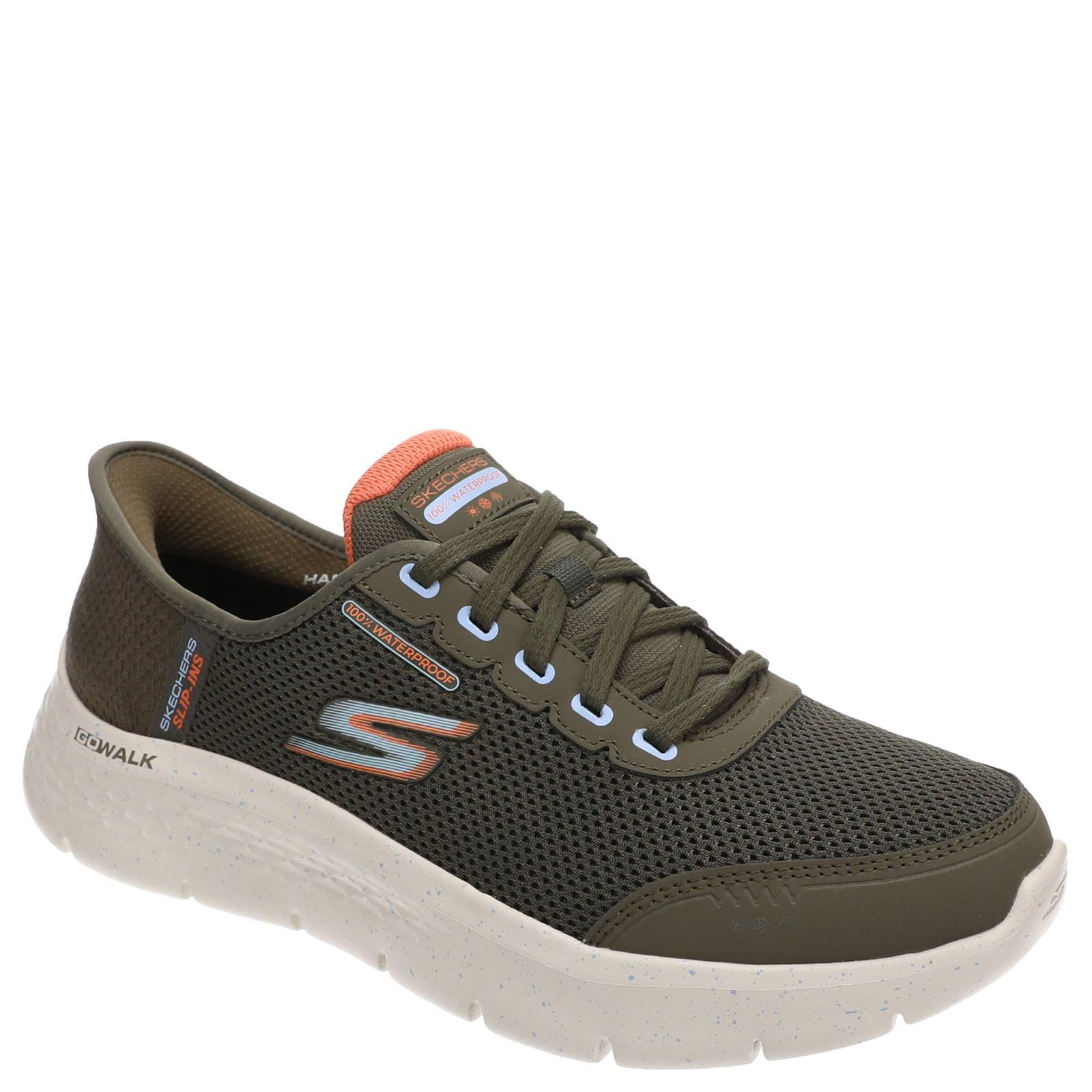 Skechers Women's Go Walk Flex Clear Creek WP, Olive, 7 UK