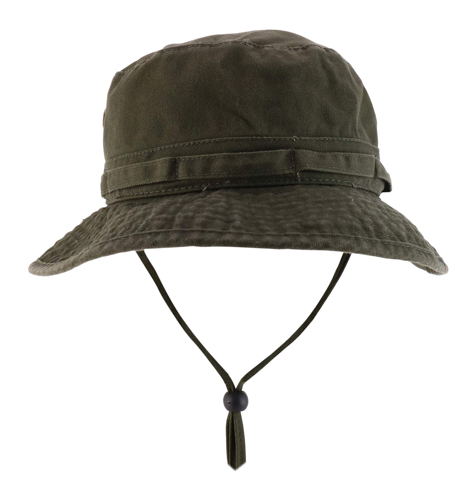 Armycrew Boonie Mężczyźni Duży ponadwymiarowy kapelusz typu jungle boonie ze sznurkiem podbródkowym pasuje do XXL