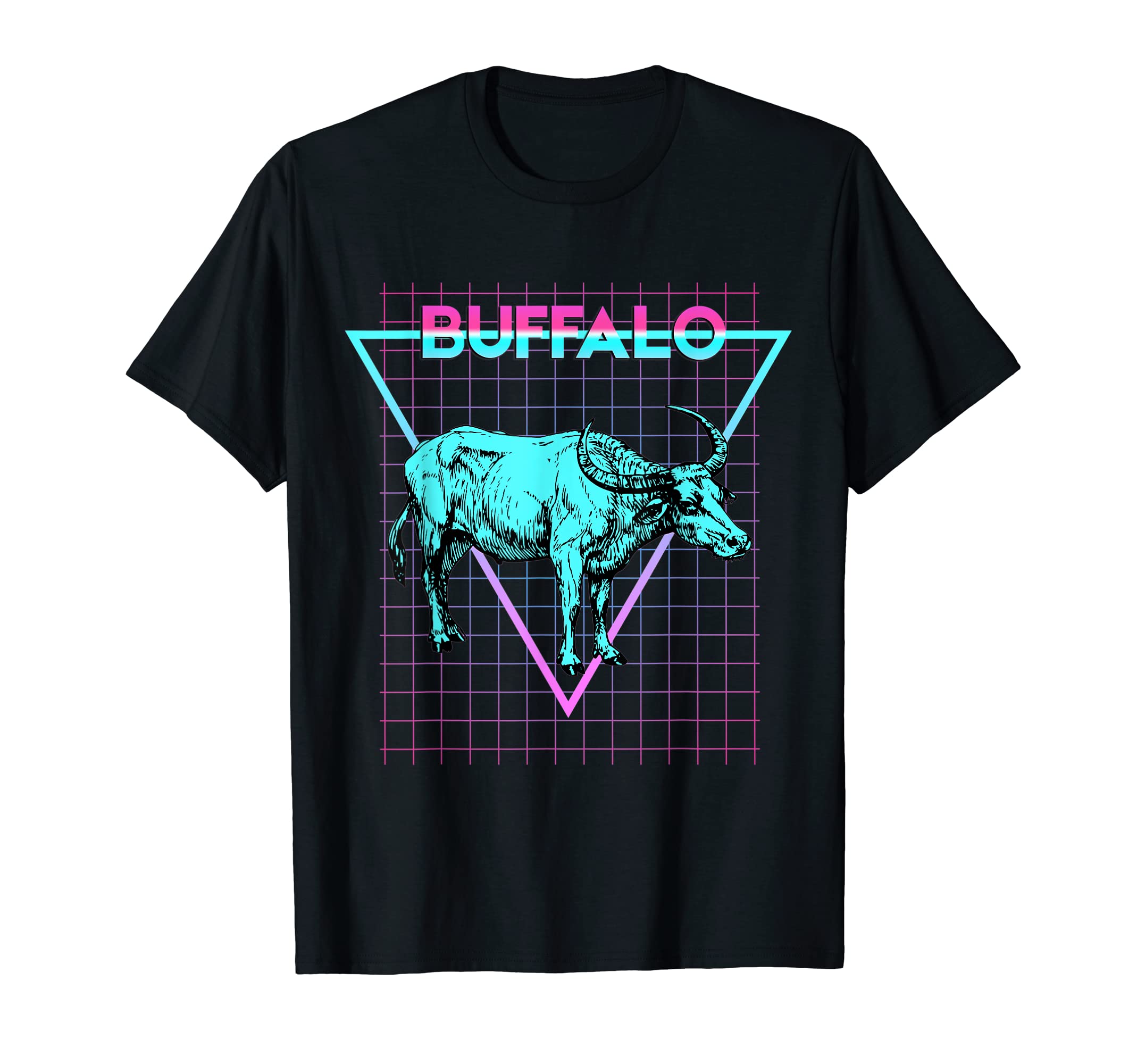 Retro Vintage Buffalo GiftsBuffalo Farm Animal Aesthetic Retro Buffalo Lover T-Shirt