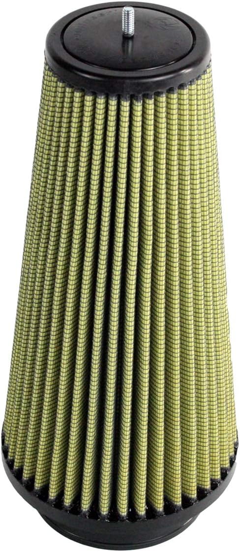 aFe POWER Magnum FLOW Universal Air Filter w/Pro GUARD 7 Oiled Media - 4" Inlet, 12" Tall - #72-90068