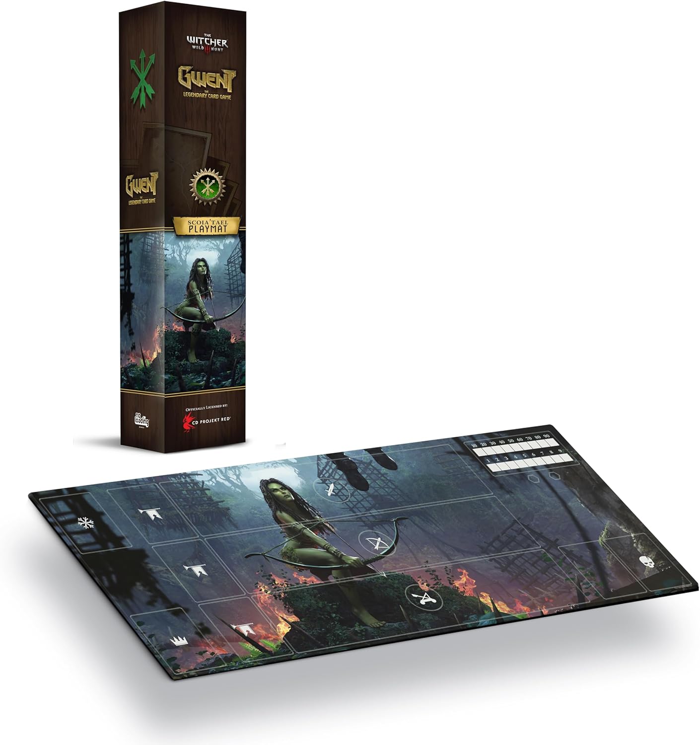 Gwent Neoprene Mat - Scoia'tael, Dimensions: 290 x 730 mm