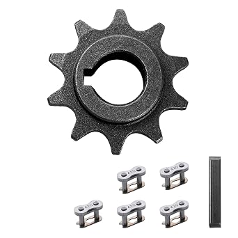 KAMIER #40 41 420 Chain 10 Tooth Front Sprocket 5/8" Bore for 196cc Coleman KT196 CK196 GK200 BK200 RTK200 Trailmaster XRX Hammerhead Go Kart Cart 212cc 6.5hp CT200U CT200U-EX BT200X Mini Bike Parts