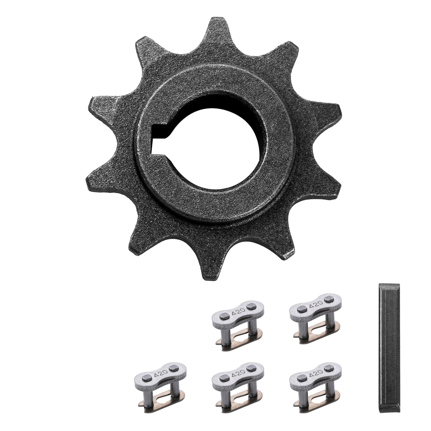 KAMIER 5/8" Bore 10-Tooth Front Sprocket for #40/41/420 Chain Go-Karts & Mini Bikes