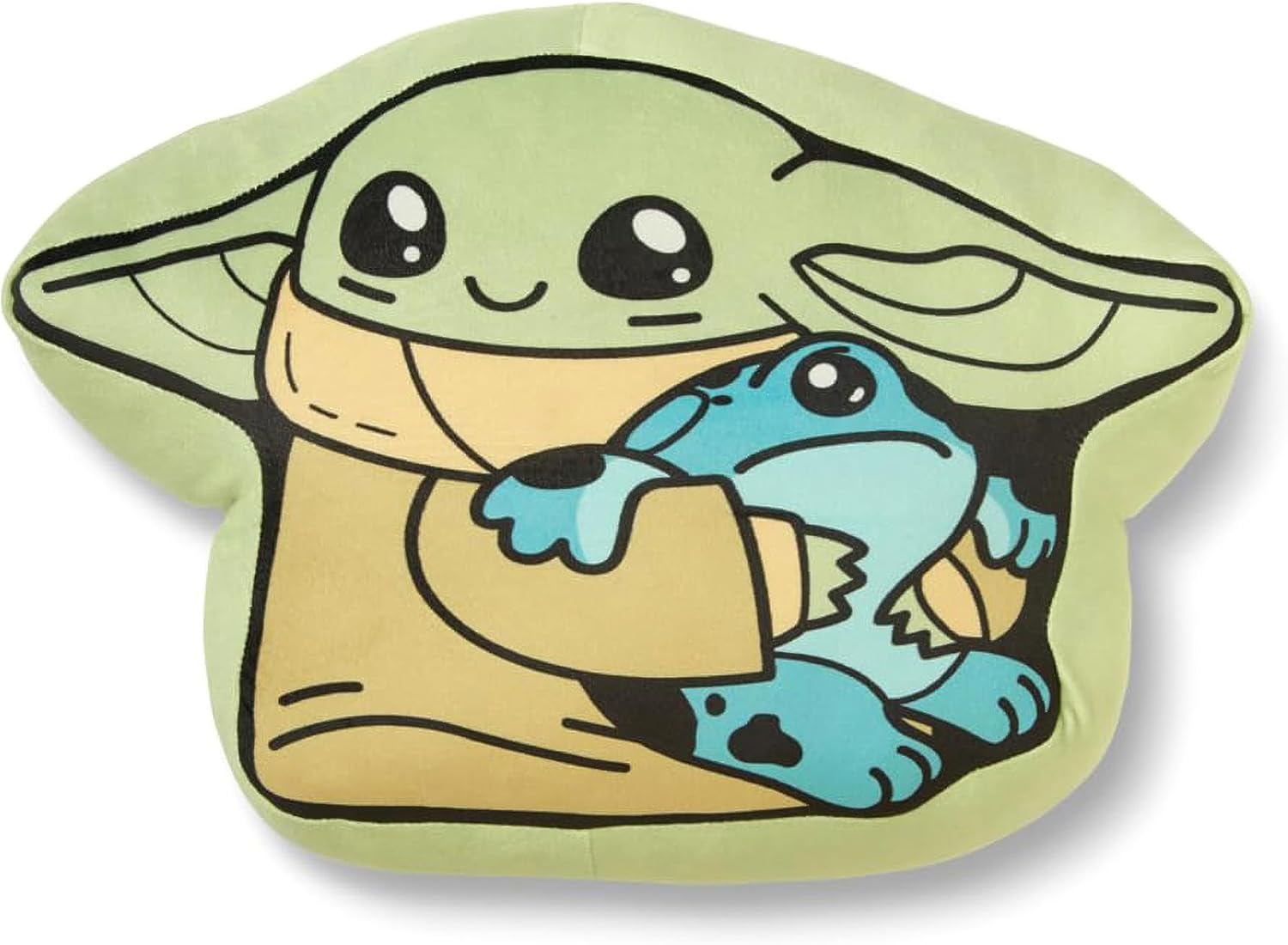 Northwest Star Wars The Mandalorian Frog Friends Soft Plush Travel Cloud Pillow