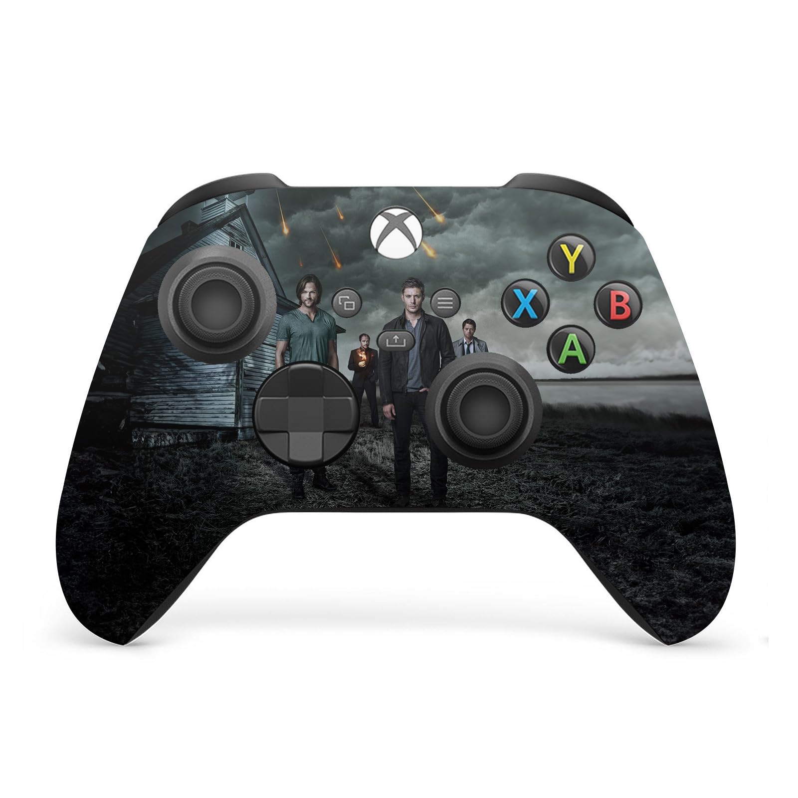 Head Case Designs sous Licence Officielle Supernatural Sam, Dean, Castiel & Crowley Art Clé Vinyle Autocollant De Jeu Peau Autocollant Compatible avec Xbox Series X Console and Controller Bundle