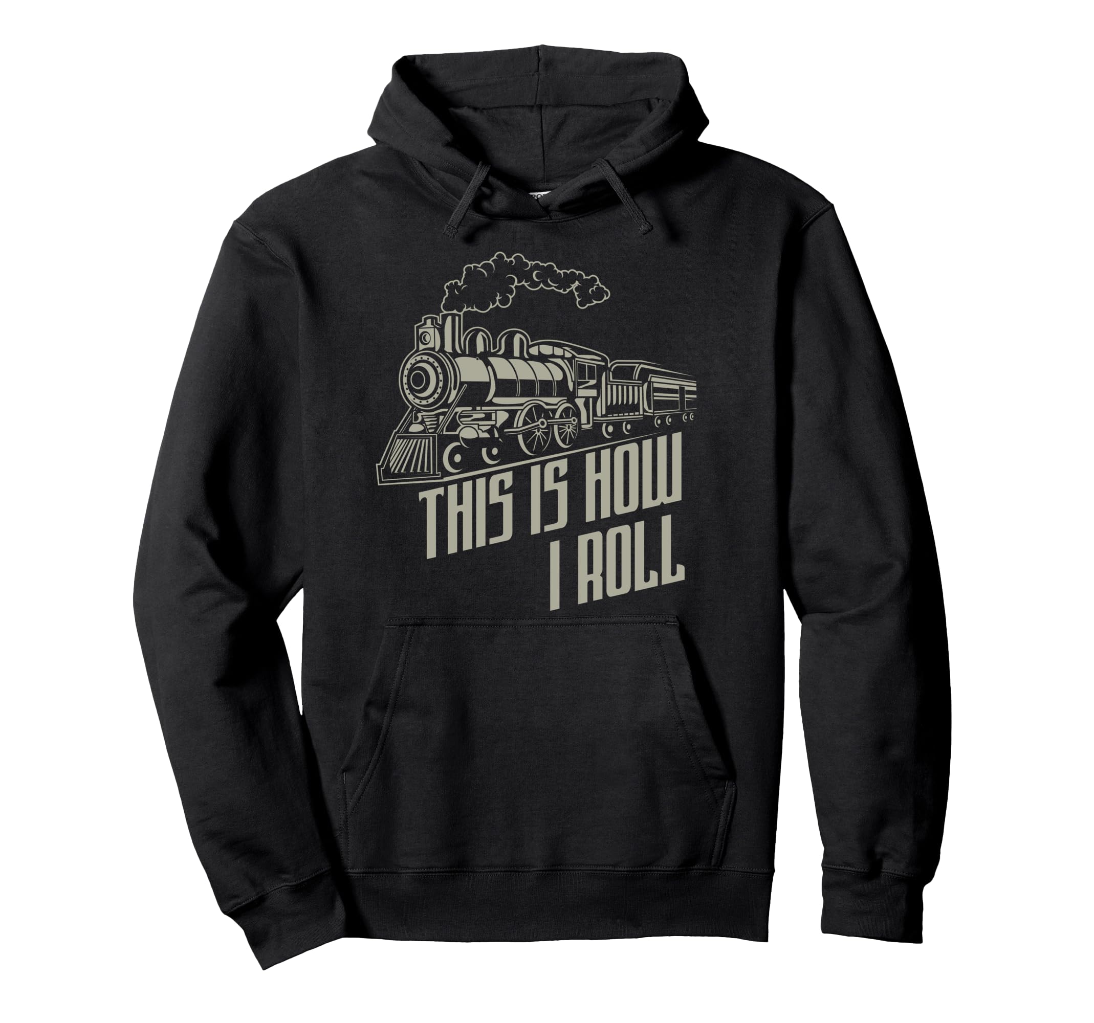 Train Trains Steam Locomotive Locomotive Driver Train Guide Station Rails Pullover Hoodie